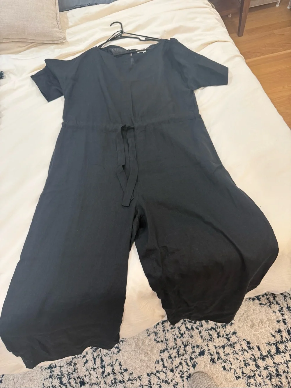 COS Drawstring Waist Linen Jumpsuit